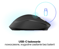 Silver Monkey Bezprzewodowa mysz optyczna Business Plus - 1361008 - zdjęcie 7